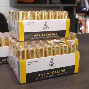 Alkaliske batterier AA LR6 1,5V 42-pack