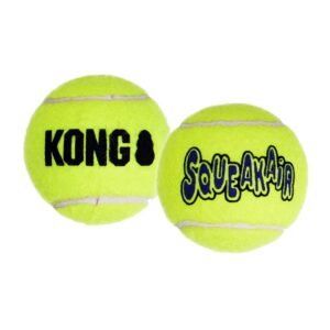 Kong Air Squeaker Tennis Ball 3pk M