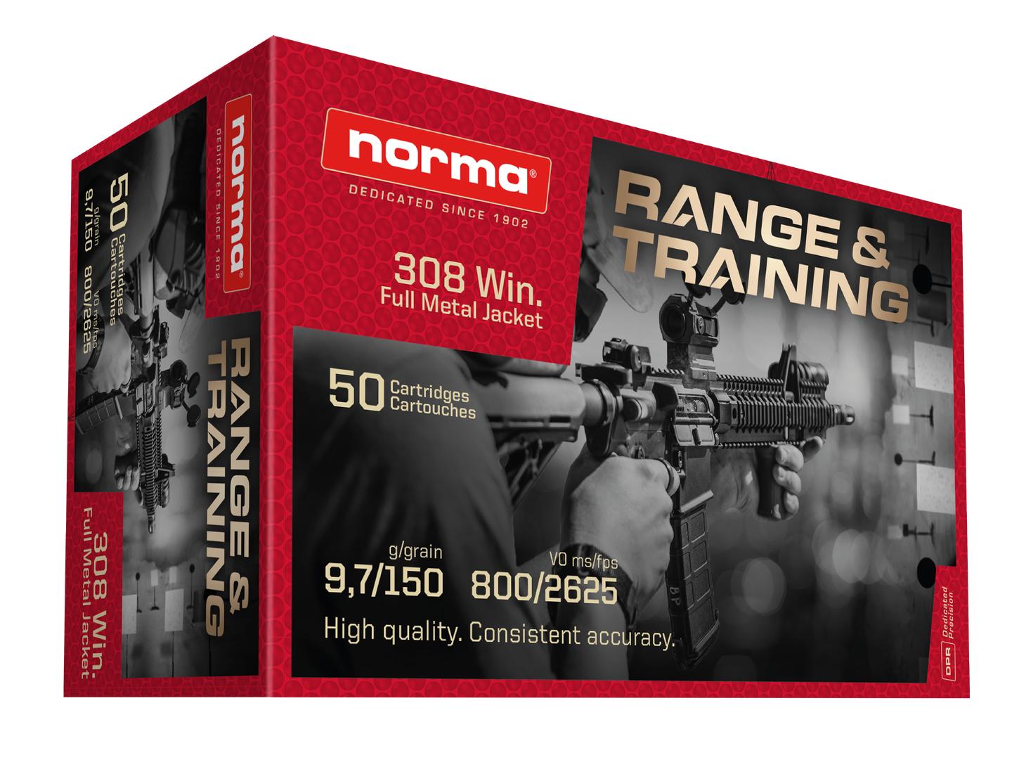 Norma Range &amp; Training 6,5x55 8,0g 50pk