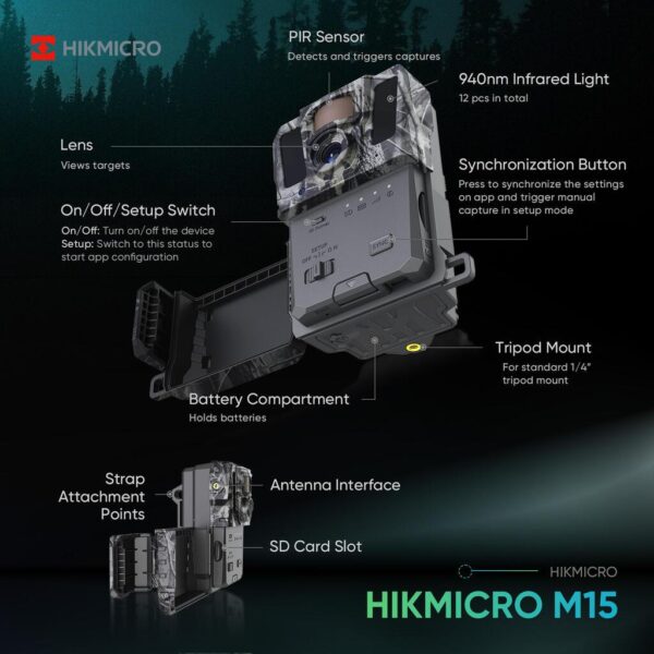 Hikmicro 4G Viltkamera M15
