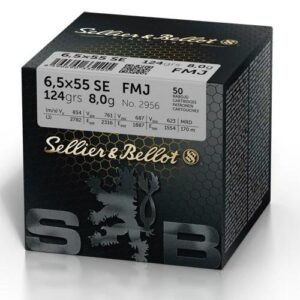 Sellier & Bellot(S&B 6,5x55 FMJ 124grs 8,0g 50pk