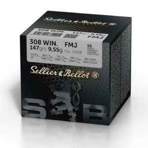 Sellier & Bellot(S&B) 308w FMJ 147grs 9,55g 50pk
