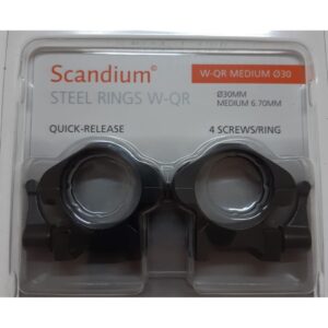 Scandium Ringmontasje T-Quickrelease 30mm For Tikka