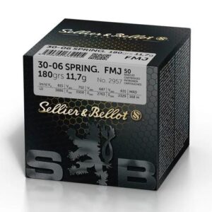 Sellier & Bellot(S&B) 30-06 Spring FMJ 180grs 11,7g 50pk