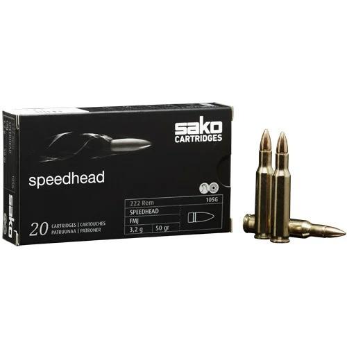 Sako 22-250 Speedhead 50gr 3,2g Fmj (20 Pk.)