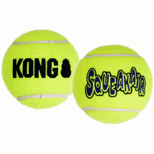 Kong Air Squeaker Tennis Ball 3pk M