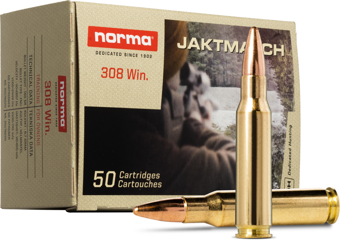 Norma Jaktmatch 7mm Rem Mag 150gr / 9,7g 50pk