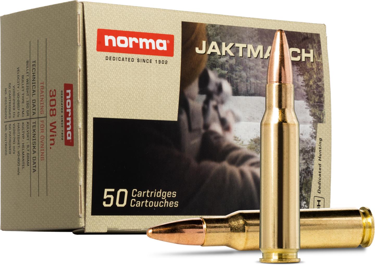 Norma Jaktmatch 270 Win 130gr / 8,4g 50pk