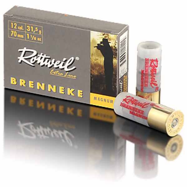 Rottweil Brenneke Slug, bly 12/70 31,5g 5pk