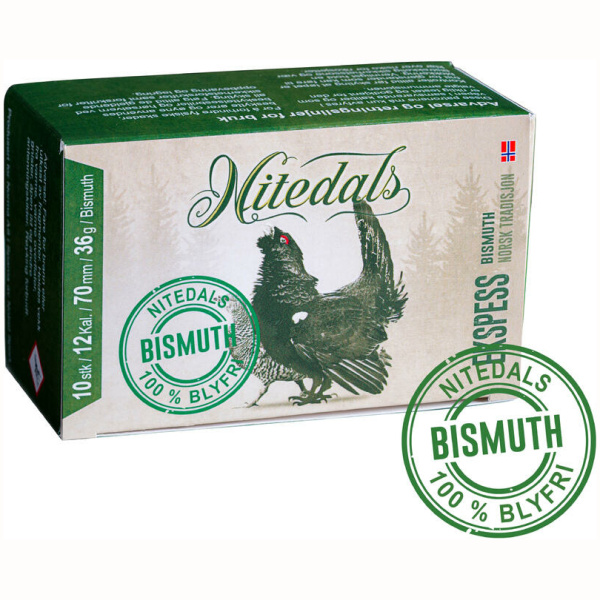 Nitedals Ekspress Bismuth 12/70 US4 36g 10pk