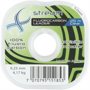 Xstream Fluorocarbon Leader 25m 0,23mm 3,50kg