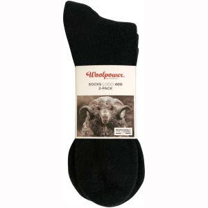 Woolpower Ullsokk 2-pk Classic 400g Black