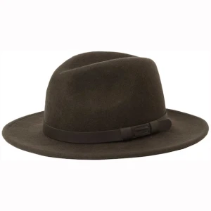 Chevalier Skye Wool Hat Leather Brown