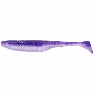 DUO Realis Versa Shad 4" Elastomer Purple Back Shad