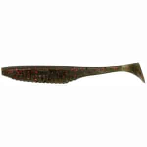 DUO Realis Versa Shad 3" Elastomer Green Pumpkin Red Flake