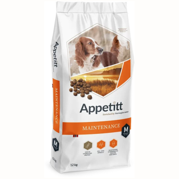 Appetitt Maintenance Medium Breed 12 kg hundefôr