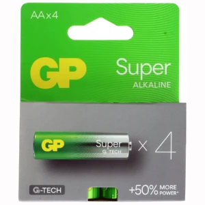 GP Super Batteri AA - 4stk
