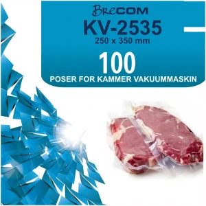Brecom Poser til kammervakuum maskin 100 stk. i pakke str. 250x350mm