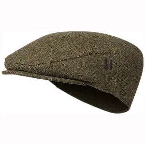 Harkila Kenmore CI. Flat Cap Forest Green/Herringbone