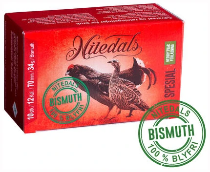 Nitedals Spesial Bismuth 12/70 US6 34g 10pk