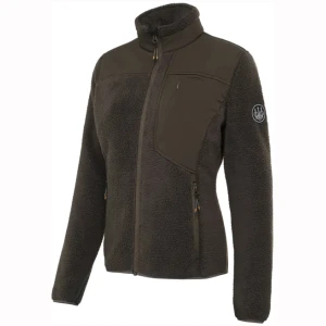 Beretta Halifax Sherpa Woman’s Fleece Jacket Brown Bark