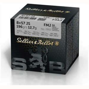 Sellier & Bellot (S&B) 8x57 JS 196grs/12,7g FMJ