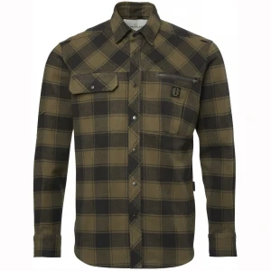 Chevalier Raptor Flannel Shirt Men Kodiak Brown Checked