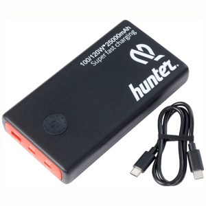 Hunter Powerbank 25.000 mAh 100/120W