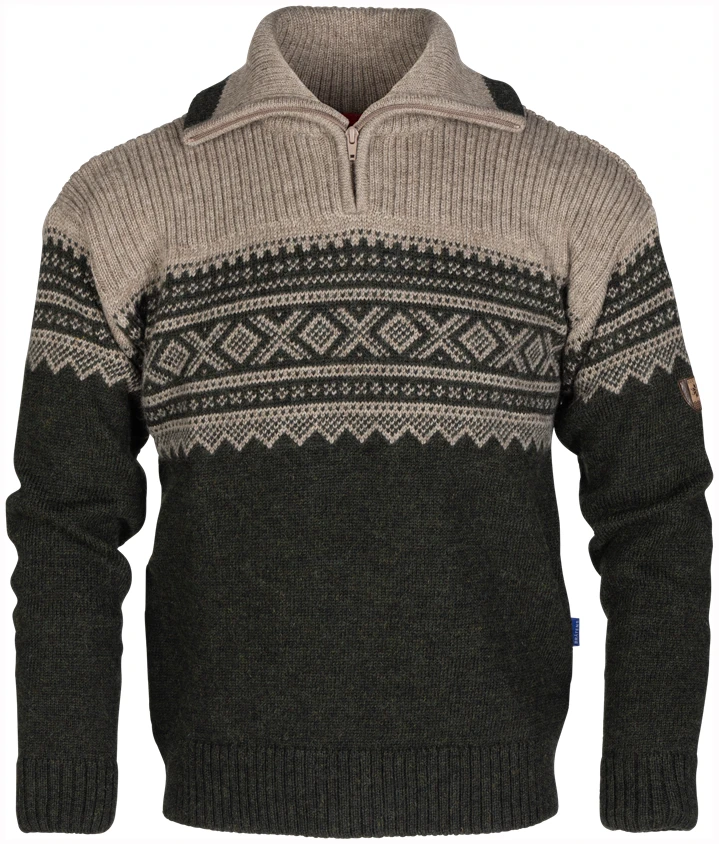 Marius Ullgenser Genser Bråtens - Unisex 100% Norsk Ull