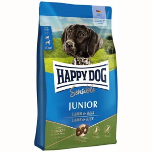 Happy Dog Sensible Junior Lam & Ris 10Kg