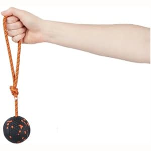 Non-stop Dog ball on rope 60mm