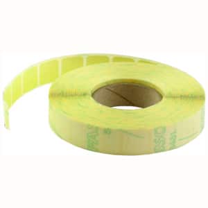 Klistrelapper 17x17mm hvit (2000stk)