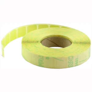 Klistrelapper 17x17mm hvit (2000stk)
