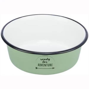 Hundeskål Rustfritt Stål 0,9l Ø17cm Grønn