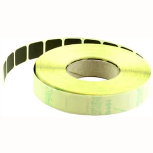 Klistrelapper 17x17 mm sort (2000stk)