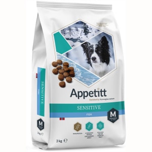Appetitt Hundefôr Sensitive Fish Medium Breed 3 kg