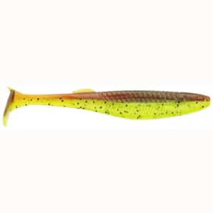 Rapala The Kickman 10cm 4'' MOCH 3pk (CrushCity) - Motor Oil Chartreuse