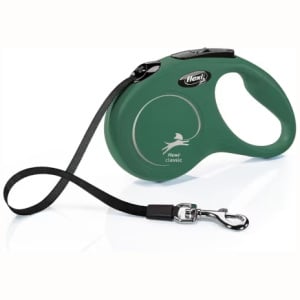 Flexi Classic Compact New Tape S Olivengrønn Max 15Kg 5meter