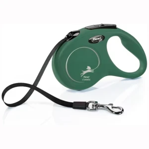 Flexi Classic Compact New Tape S Olivengrønn Max 15Kg 5meter
