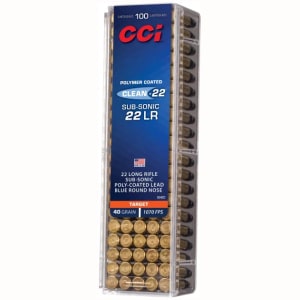CCI 22 Lr Sv Target Clean-22 Blue 40Gr Lrn 40 LRN