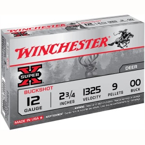 Winchester. 12/70 Super-X BUCKSHOT 9 pellets