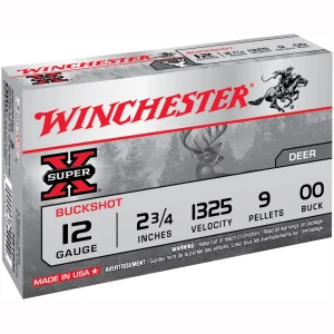 Winchester. 12/70 Super-X BUCKSHOT 9 pellets