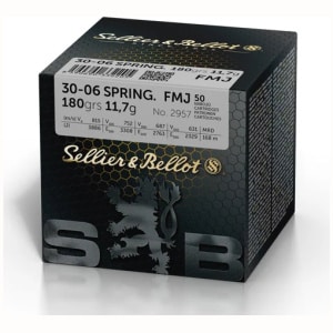Sellier & Bellot (S&B) 30-06 Spring FMJ 147grs 9,55g 50pk