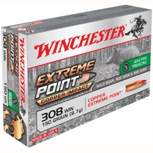 Winchester .308 Extreme Point LEAD FREE 150gr. 20pk