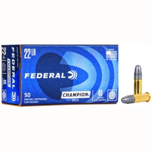 Federal Champion 22lr 40gr 50pk