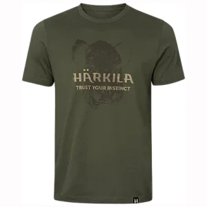 Harkila Wildboar logo kortermet T-skjorte Forest Night