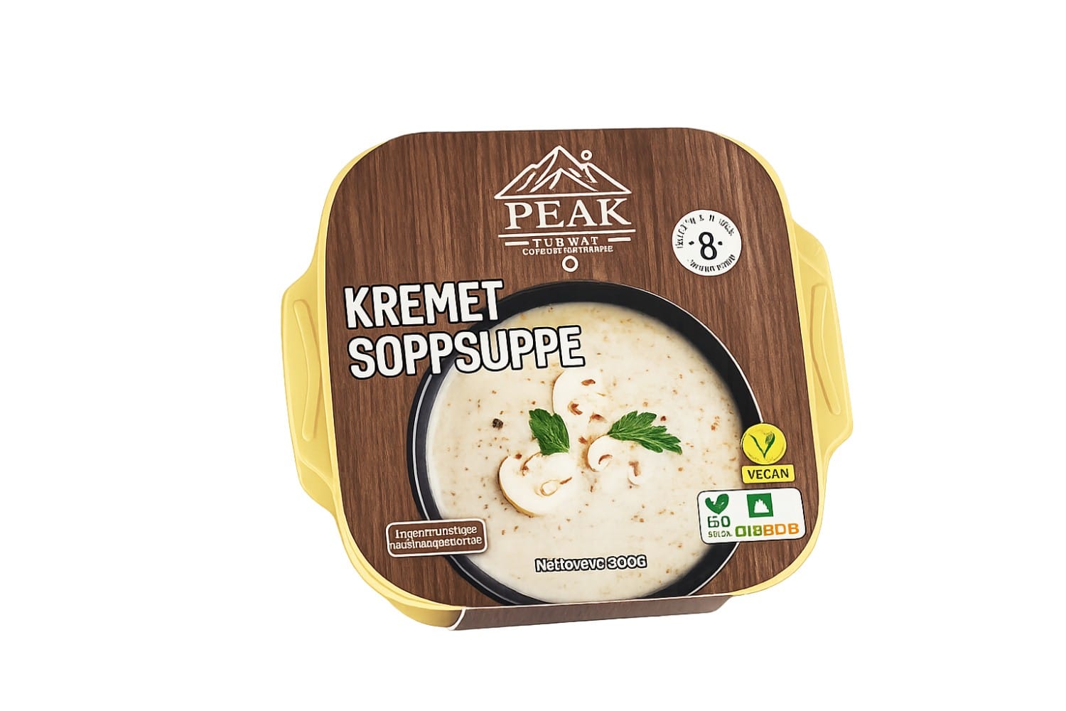 Peak Turmat Selvoppvarmende – Kremet Soppsuppe (Ready to Eat)