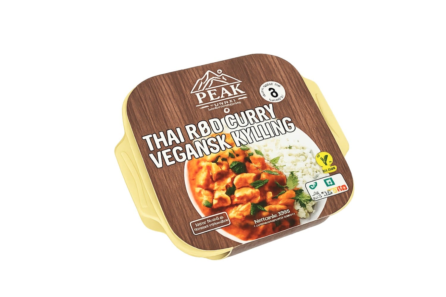 Peak Turmat Selvoppvarmende – Thai Rød Curry Kylling (Ready to Eat)