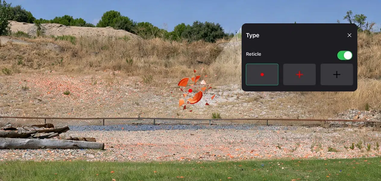 Nyhet! Hikmicro A7E - 4K Actionkamera til Rifle og Hagle 3 HIKMICRO HIKCam A7E siktekors