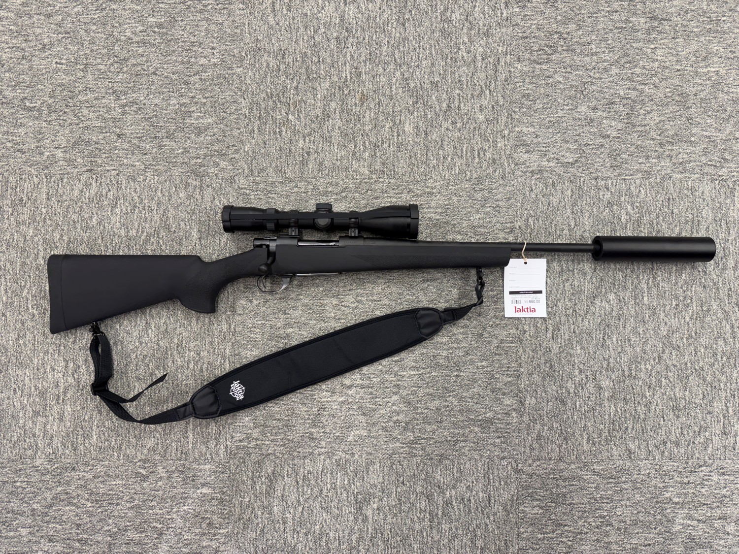 Howa 1500 Sporter Hogue .308w Scandium 2,5-10x50i Rcc demper+reim